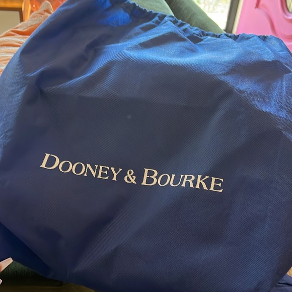 DOONEY AND BOURKE PEBBLE GRAIN ORANGE LOCK LOGO BAG - Picture 11 of 11